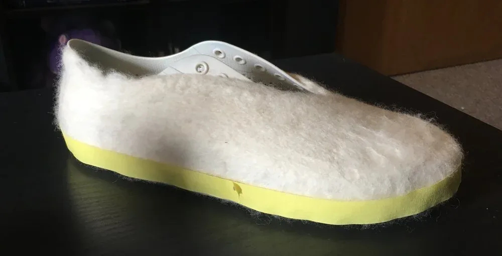 Wool Felting Slippers